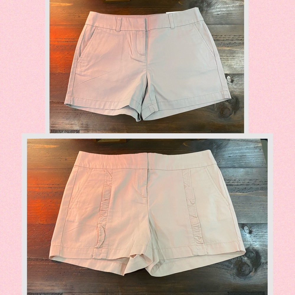 NEW LOFT 4” Shorts Light Pink or Gray Women’s Sz 4 NWT